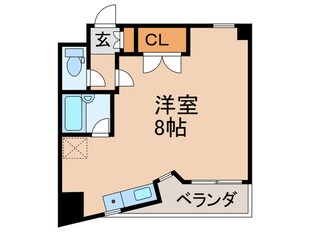 カーサ藤ヶ丘の物件間取画像